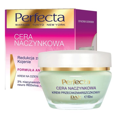 Perfecta Cera Naczynkowa Redukcja zmarszczek Kojenie krem do twarzy 50ml (P1)