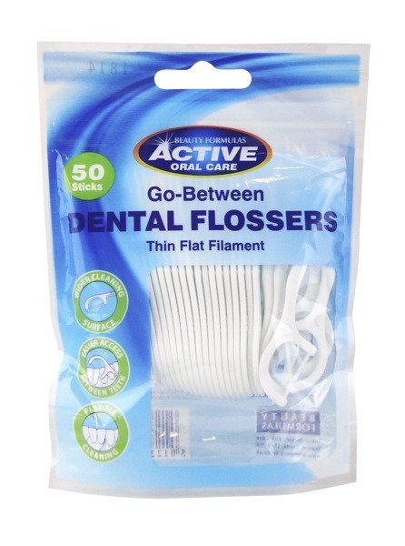 Active Oral Care Dental Flossers nicio-wykałaczki w torebce strunowej 50szt. (P1)