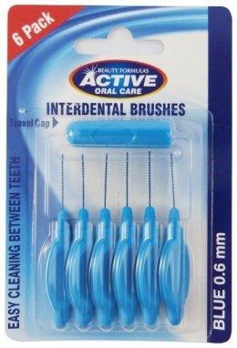 Active Oral Care Interdental Brushes czyściki do przestrzeni międzyzębowych 0.60mm 6szt. (P1)