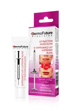 Dermofuture Lip Injection Glass Glow wypełniacz do ust lustrzany blask 12ml (P1)