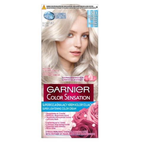 Garnier Color Sensation superrozjaśniający krem koloryzujący S11 Przydymiony Ultrajasny Blond (P1)