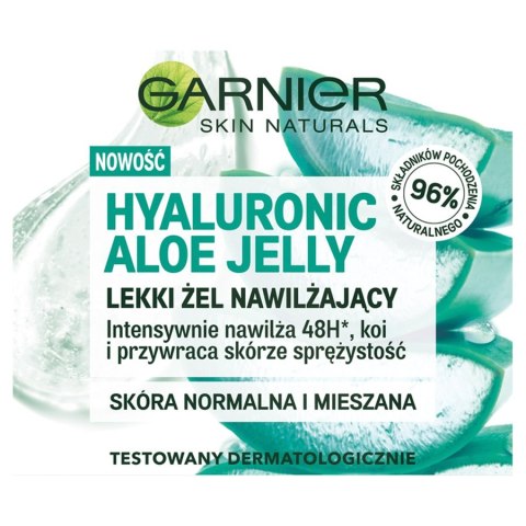 Garnier Hyaluronic Aloe Jelly lekki żel nawilżający do skóry normalnej i mieszanej 50ml (P1)