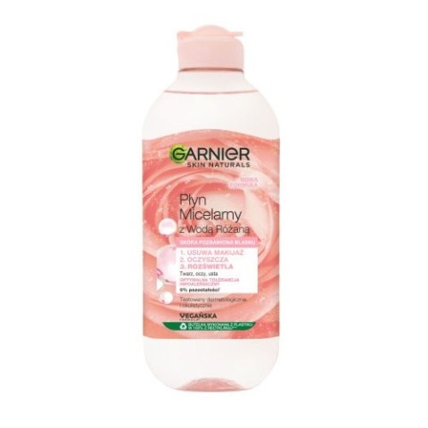 Garnier Skin Naturals płyn micelarny z wodą różaną 400ml (P1)