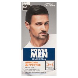 Joanna Power Men Color Cream farba odsiwiająca 02 Dark Brown (P1)