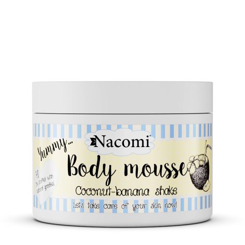 Nacomi Body Mousse mus do ciała Kokosowo-Bananowy Shake 180ml (P1)