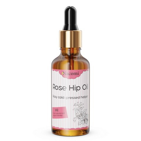 Nacomi Rose Hip Oil olej z dzikiej róży z pipetą 50ml (P1)