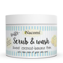 Nacomi Scrub Wash pianka peelingująco-myjąca Słodka Kokosowo-Bananowa Pianka 180ml (P1)