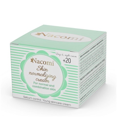 Nacomi Skin Normalizing Cream krem normalizujacy 20+ na dzień i na noc 50ml (P1)