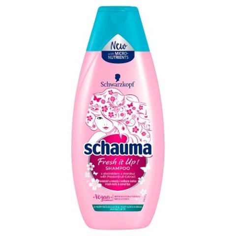 Schauma Fresh it Up! Shampoo szampon do włosów szybko przetłuszczających się 400ml (P1)