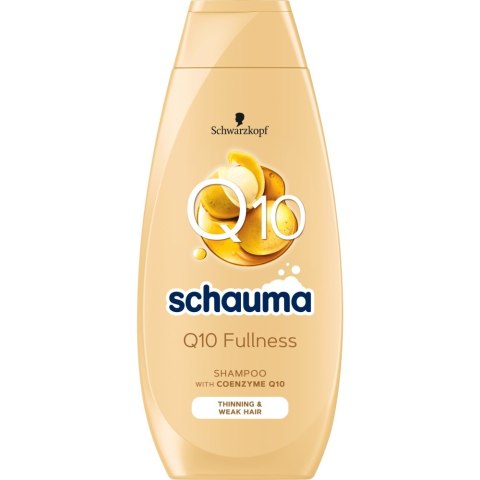 Schauma Q10 Fullness odbudowujący szampon do włosów cienkich i osłabionych 400ml (P1)