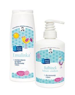 Skarb Matki Zestaw Emulinka emulsja olejowa do kąpieli 250ml + Balbinek balsam-emolient 250ml (P1)