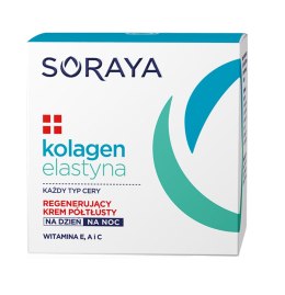 Soraya Kolagen i Elastyna regenerujący krem półtłusty na dzień i noc 50ml (P1)