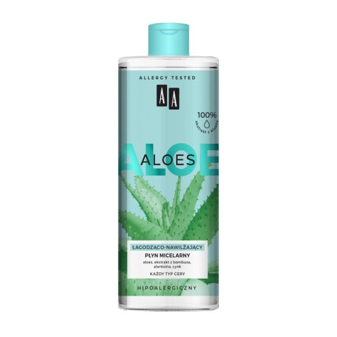 AA Aloes 100% Aloe Vera Extract płyn micelarny łagodząco-nawilżający 400ml (P1)