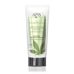 APIS Cannabis Home Care regenerująca maska do rąk z olejem z konopi i masłem shea 200ml (P1)