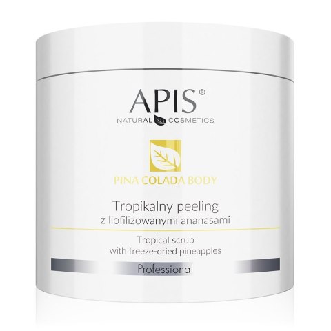 APIS Pina Colada Body tropikalny peeling z liofilizowanym ananasami 650g (P1)