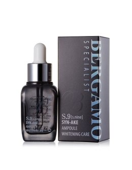 BERGAMO S.9 SYN-AKE Ampoule Whitening Care serum do twarzy z jadem węża 30ml (P1)