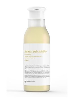 Botanicapharma Sage Thyme Shampoo szampon przeciwłupieżowy do włosów ze skłonnością do przetłuszczania się Szałwia i Tymianek 2