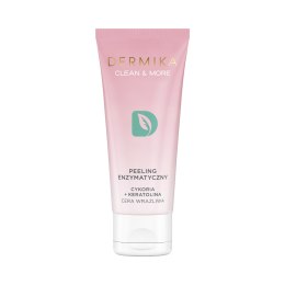 Dermika Clean More peeling enzymatyczny do cery wrażliwej Cykoria Keratolina 75ml (P1)