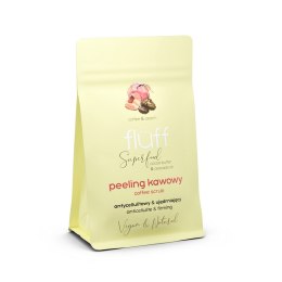 Fluff Coffee Scrub peeling kawowy do ciała Antycellulitowy Ujędrniający Brzoskwinia 100g (P1)