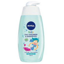 Nivea Kids żel do mycia ciała 2w1 o zapachu jabłkowych karmelków 500ml (P1)