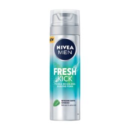 Nivea Men Fresh Kick odświeżająca pianka do golenia 200ml (P1)