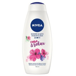 Nivea Shower Bath płyn do kąpieli i żel pod prysznic 2w1 CareRelax 750ml (P1)