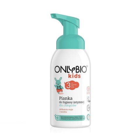 OnlyBio Kids pianka do higieny intymnej dla chłopców od 3. roku życia 300ml (P1)