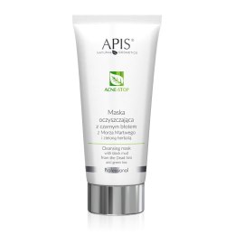 APIS Acne-Stop maska oczyszczająca z czarnym błotem z Morza Martwego i zieloną herbatą 200ml (P1)