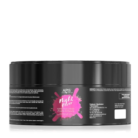 APIS Night Fever oczyszczający peeling do ciała dłoni i stóp 250g (P1)