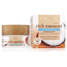 Eveline Cosmetics Rich Coconut multi-nawilżający kokosowy krem do twarzy 50ml (P1)