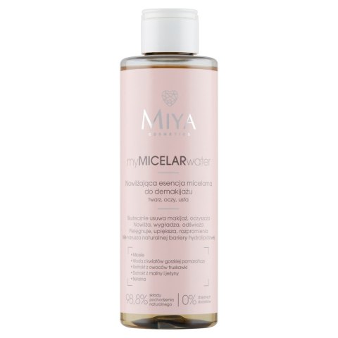 Miya Cosmetics myMICELARwater nawilżająca esencja micelarna do demakijażu 200ml (P1)