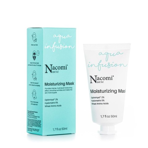 Nacomi Next Level Moisturizing Mask nawilżająca maska do twarzy 50ml (P1)