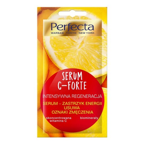 Perfecta Serum C-Forte Intensywna Regeneracja serum zastrzyk usuwa oznaki zmęczenia 8ml (P1)