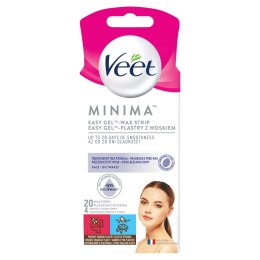 Veet Minima Easy-Gel plastry z woskiem do twarzy 20szt (P1)