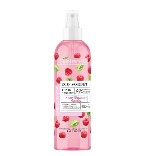 Bielenda Eco Sorbet tonik w mgiełce nawilżająco-kojący Malina 200ml (P1)