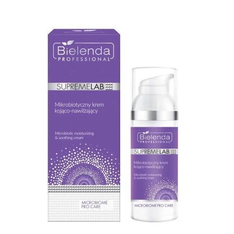 Bielenda Professional SupremeLab Microbiome Pro Care mikrobiotyczny krem kojąco-nawilżający 50ml (P1)