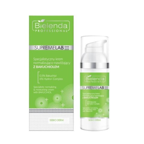 Bielenda Professional SupremeLab Sebio Derm specjalistyczny krem normalizująco-nawilżający z bakuchiolem 50ml (P1)