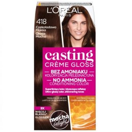 L'Oreal Paris Casting Creme Gloss farba do włosów 418 Czekoladowa Mokka (P1)