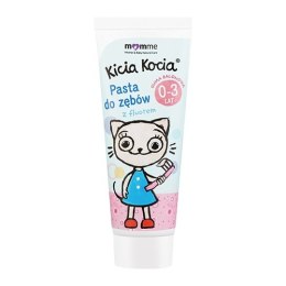 MomMe Kicia Kocia pasta do zębów z fluorem 0-3 lat Guma Balonowa 50ml (P1)