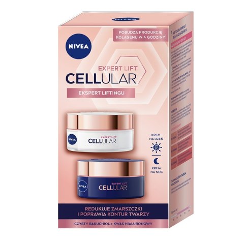 Nivea Cellular Expert Lift zestaw krem anti-age na dzień SPF30 50ml + krem anti-age na noc 50ml (P1)