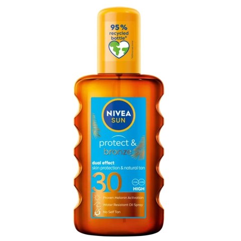 Nivea Sun Protect Bronze olejek do opalania w sprayu aktywujący naturalną opaleniznę SPF30 200ml (P1)