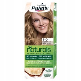 Palette Permanent Naturals Color Creme farba do włosów trwale koloryzująca 8-0 Jasny Blond (P1)