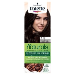 Palette Permanent Naturals Color Creme farba do włosów trwale koloryzująca 800/ 3-0 Ciemny Brąz (P1)