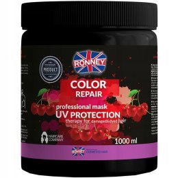 Ronney Color Repair Professional Mask UV Protection maska chroniąca kolor z ekstraktem z wiśni 1000ml (P1)