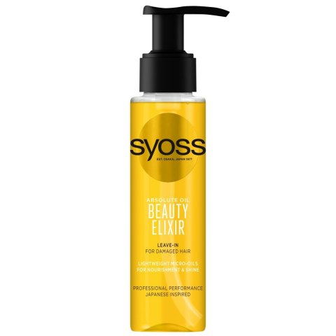 Syoss Beauty Elixir Absolute Oil olejek do włosów zniszczonych 100ml (P1)