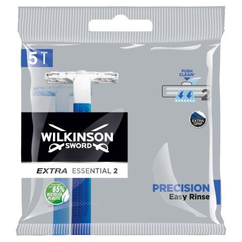 Wilkinson Extra Essential 2 Precision jednorazowe maszynki do golenia dla mężczyzn 5szt (P1)