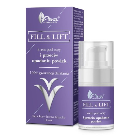 Ava Laboratorium Fill Lift krem pod oczy i przeciw opadaniu powiek 15ml (P1)