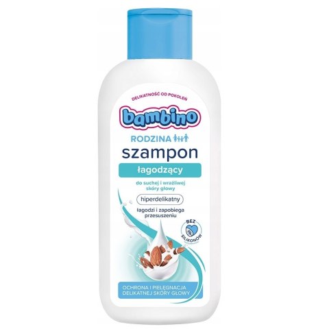 Bambino Rodzina szampon łagodzący do suchej i wrażliwej skóry głowy 400ml (P1)