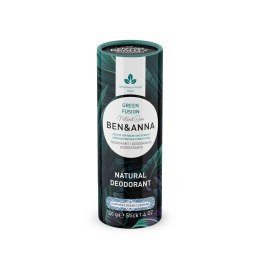 BenAnna Natural Soda Deodorant naturalny dezodorant na bazie sody sztyft kartonowy Green Fusion 40g (P1)