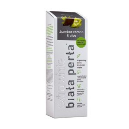 Biała Perła Bamboo Carbon Aloe czarna pasta wybielająca do zębów 75ml (P1)